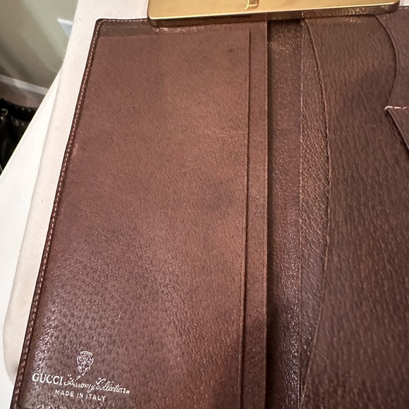 GUCCI vintage EUC Sherry Line bifold wallet. This wallet is about 25 years old - Picture 6 of 8